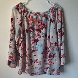 Love Stitch Floral Blouse